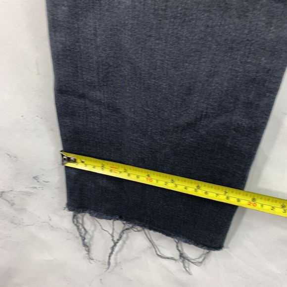 Joe’s Jeans Sz 28  The Callie Velvet Trim High Waist Crop Bootcut Jeans Gray - Picture 14 of 16